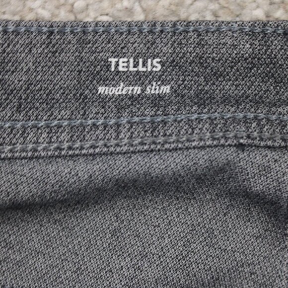 AG Adriano Goldschmied Jeans Mens 34x32 Black Tellis Modern Slim Straight Denim - Picture 13 of 15